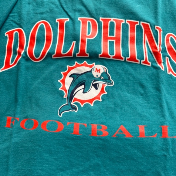 Miami Dolphins VINTAGE tShirt, Size Large - Picture 3 of 4